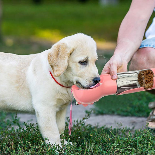 Pet Water Bottle Feeder Bowl Garbage