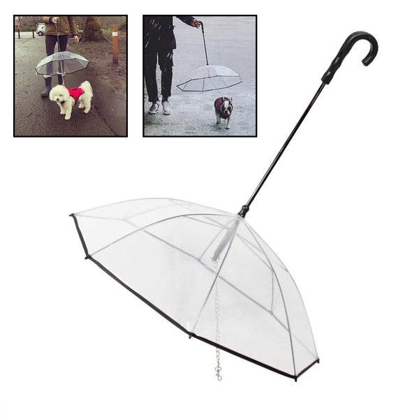 Dog's Transparent Umbrella